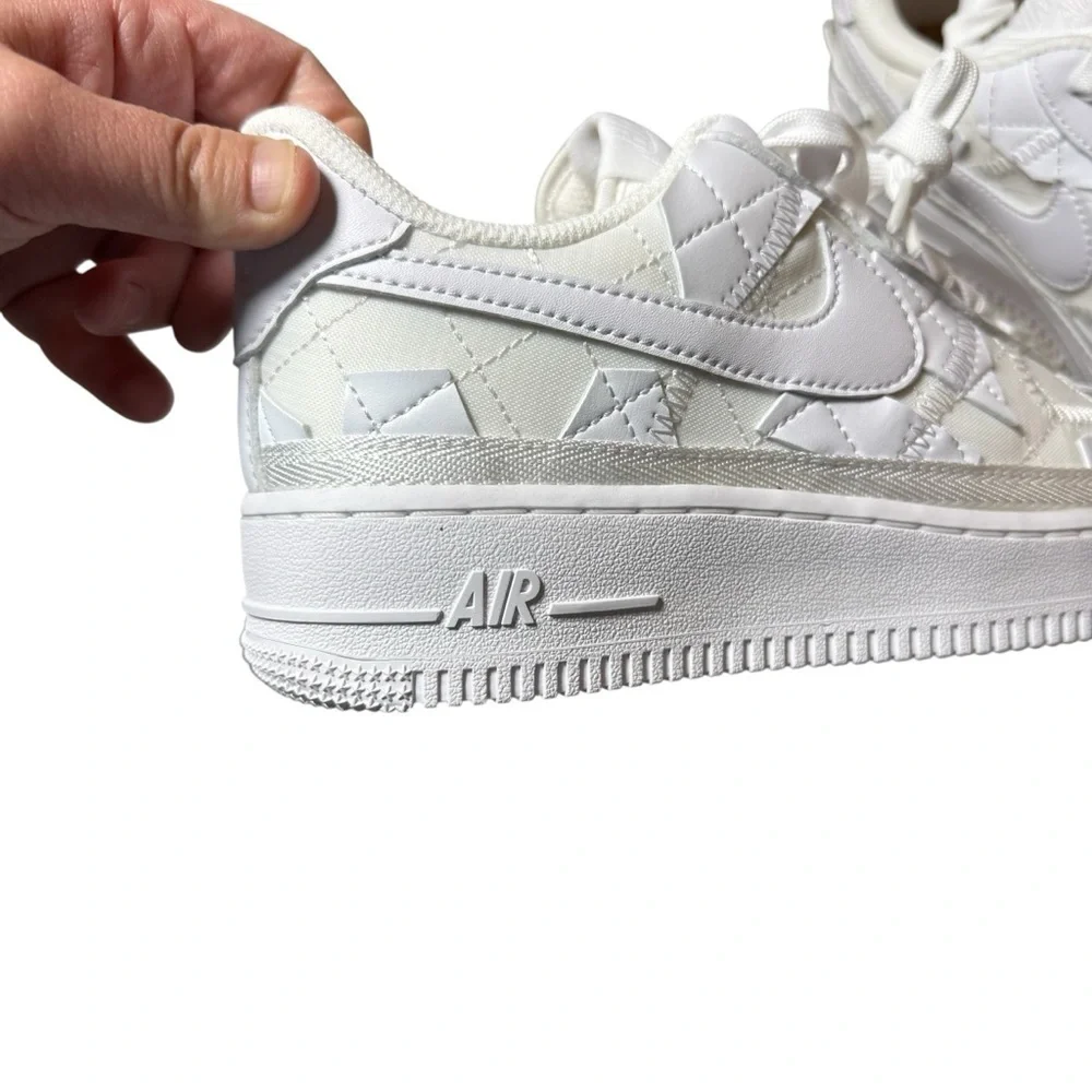 BRAND NEW Nike x Billie Eilish Air Force 1 Low Triple White Sneakers Size 6M/7.5